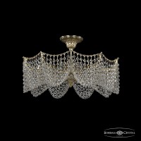 Люстра потолочная хрустальная Bohemia Crystal 77171/52/10 G