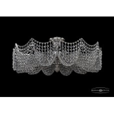 Люстра потолочная хрустальная Bohemia Crystal 77181/67 Ni