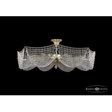 Люстра потолочная хрустальная Bohemia Crystal 77181/95 G