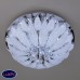 Люстра потолочная с хрусталем и светодиодной подсветкой Eurosvet Daisy 80013/8 хром/белый