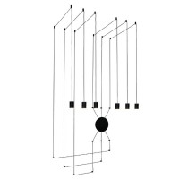 Люстра подвесная Lumien Hall КЕРРО 8003/6P-BK