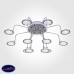 Люстра потолочная со светодиодной подсветкой Eurosvet Spider 80109/12 хром