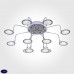 Люстра потолочная со светодиодной подсветкой Eurosvet Spider 80109/12 хром