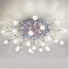 Люстра Bogates 80115/23 хром/синий+красный+фиолетовый Bloomy