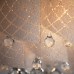 Люстра потолочная с хрусталем и светодиодной подсветкой Eurosvet Cascade 80117/8 хром/белый