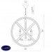 Светильник подвесной Divinare MARINA 8103/01 SP-5