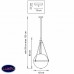 Светильник подвесной Lightstar Modena 816047