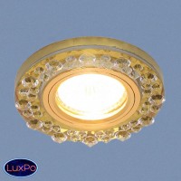 Точечный встраиваемый светильник Elektrostandard 8260 MR16 YL/GD зеркальный/золото a030596