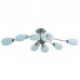 Люстра IDLamp 830/8PF-Whitechrome