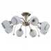 Люстра IDLamp 831/8PF-Oldbronze
