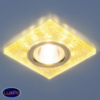 Точечный встраиваемый светильник светодиодный Elektrostandard 8361 MR16WH/GD белый/золото a031518