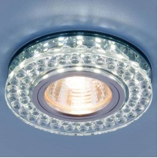 Точечный светильник Elektrostandard 8381 MR16 CL/SBK прозрачный/дымчатый Мозаика
