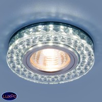 Точечный встраиваемый светодиодный светильник Elektrostandard 8381 MR16 CL/SBK прозрачный/дымчатый a036602