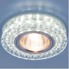 Точечный светильник Elektrostandard 8381 MR16 CL/SL прозрачный/серебро Мозаика