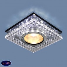 Точечный встраиваемый светодиодный светильник Elektrostandard 8391 MR16 CL/SBK прозрачный/дымчатый a036610