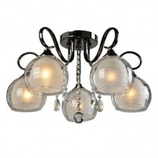 Люстра IDLamp(Merinella) 877/5PF-Darkchrome