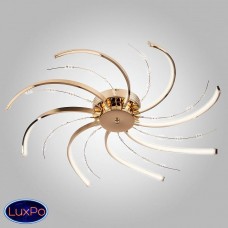 Люстра потолочная светодиодная Eurosvet Twist 90054/8 золото