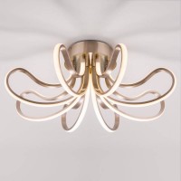 Потолочный светодиодный светильник Eurosvet Lilium 90079/8 сатин-никель
