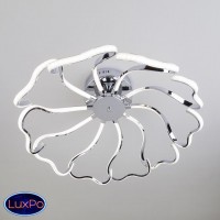 Люстра потолочная светодиодная Eurosvet Begonia 90095/10 хром