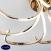 Люстра потолочная светодиодная Eurosvet Wisteria 90096/8 золото
