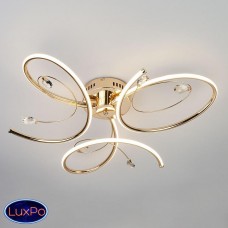 Люстра потолочная светодиодная Eurosvet Saona 90099/3 золото