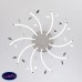 Люстра потолочная с подсветкой Eurosvet Willow 90128/10 хром 90W