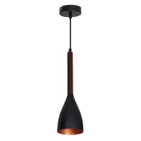 Подвесной светильник Luminex MUZA BLACK/GOLD DARK WOOD 9159