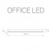 Настенный светодиодный светильник Nowodvorski Office Led 9358