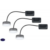 Комплект из 3 встраиваемых светодиодных светильников PAULMANN 2EASY BASIC LED COIN 93886