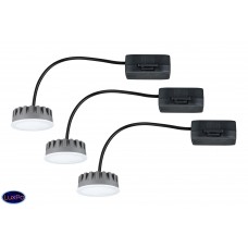 Комплект из 3 встраиваемых светодиодных светильников PAULMANN 2EASY BASIC LED COIN 93886
