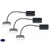 Комплект из 3 встраиваемых светодиодных светильников PAULMANN 2EASY BASIC LED COIN 93886