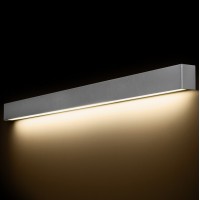 Настенный светодиодный светильник Nowodvorski Straight Wall Silver 9615