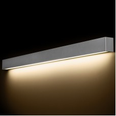 Настенный светодиодный светильник Nowodvorski Straight Wall Silver 9615