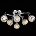 Люстра потолочная Eurosvet Polo 9643/6 алюминий/белый