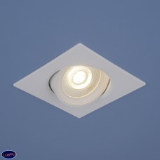 Встраиваемый потолочный светодиодный светильник Elektrostandard 9907 LED 6W WH белый a039391
