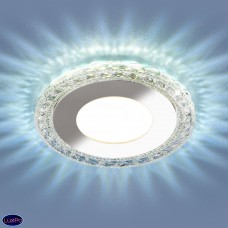 Встраиваемый светодиодный потолочный светильник с LED подсветкой Elektrostandard 9909 LED 8W CL прозрачный a039388