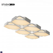 Светодиодная потолочная люстра STUDIO LED 9916/6+12 White