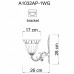 Бра Arte Lamp DELIZIA A1032AP-1WG