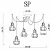 Светильник подвесной Arte Lamp Spider A1109SP-5BK