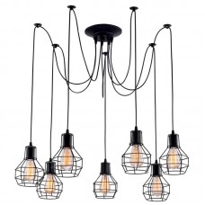 Светильник подвесной Arte Lamp Spider A1109SP-7BK