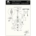 Подвесная люстра Arte Lamp LAVINIA A1404LM-5WH