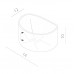 Светильник настенный светодиодный Arte Lamp A1415AL-1GY