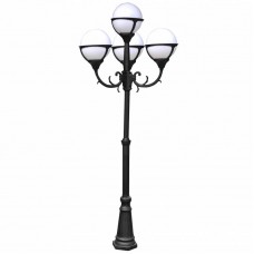 Фонарный столб Arte Lamp A1497PA-4BK Monaco