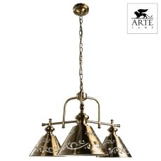 Подвесная люстра Arte Lamp KENSINGTON A1511LM-3PB Подвесная люстра Arte Lamp KENSINGTON A1511LM-3PB
