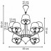 Люстра потолочная Arte Lamp Gracia A1528LM-8WH