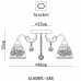 Люстра потолочная Arte Lamp A1658PL-5AB