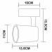Светильник трековый светодиодный Arte Lamp A1830PL-1BK