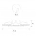 Светильник встраиваемый Arte Lamp AQUA A2024PL-1AB