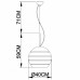 Подвесной светильник Arte Lamp FETTA A3055SP-1SS