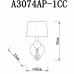 Бра Arte Lamp PROMESSA A3074AP-1CC